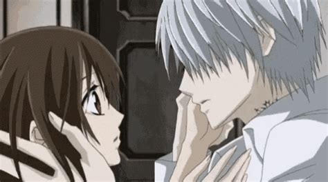 anime kiss gif